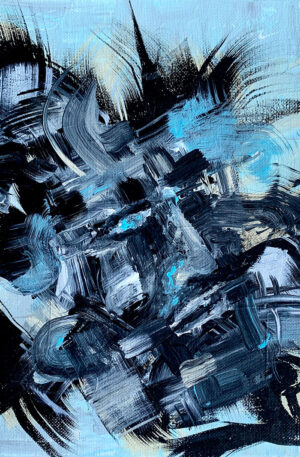 Look Inside And See, Acrylic, 10x10 - by Dan Wilkerson