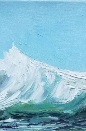 Waves II, Oil, 10x10 - by Dalia Shyevitch